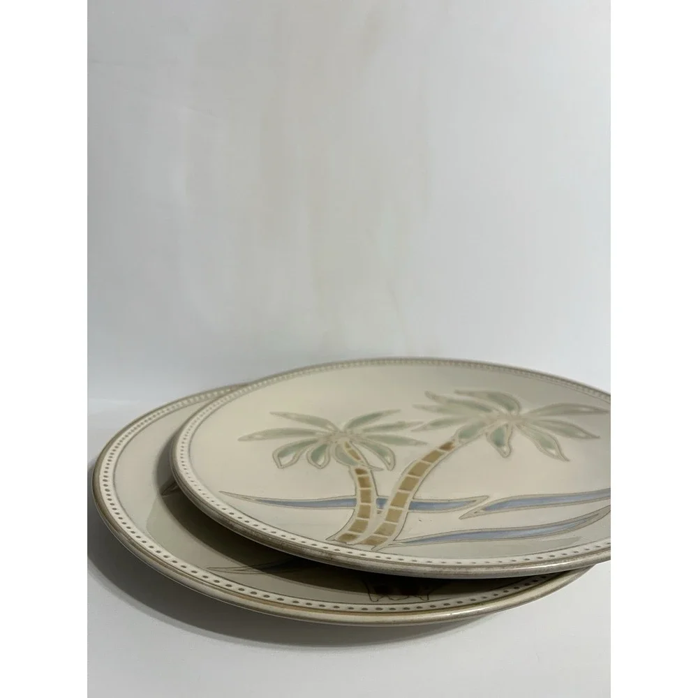 PFALTZGRAFF Palm Tree Dinner Plates 11 1/8